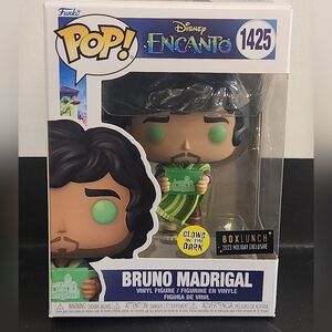 Funko Pop Bruno Madrigal #1150 BoxLunch 2023 Holiday Exclusive Glow In The Dark
